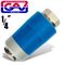 GAV Safety Quick Coupler 1/4'f Packaged Two Stage Release Airblock